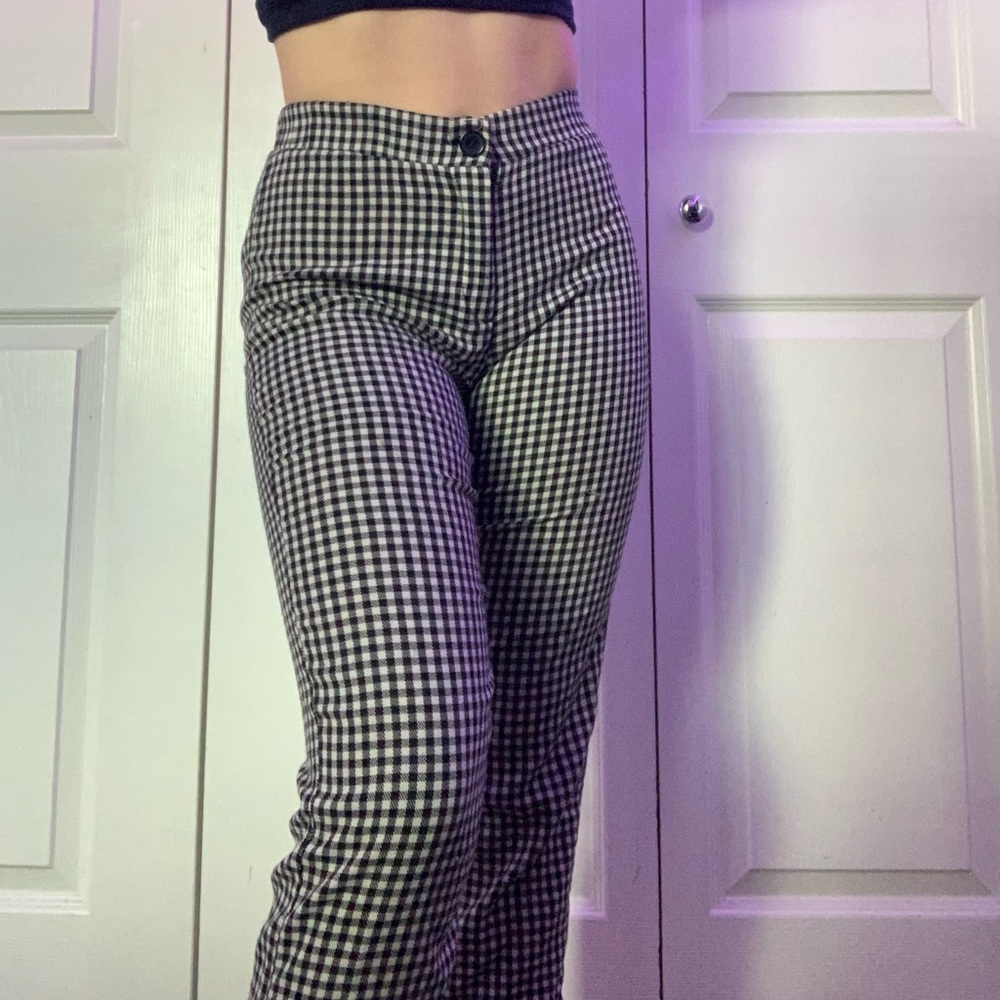 trendy plaid/checkered pants super soft and comfy